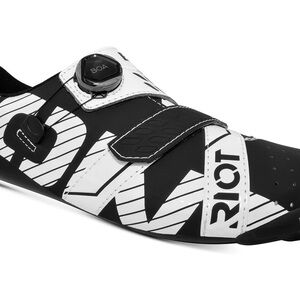 Riot+ Black and White Cycling Shoe [BRAND NEW]